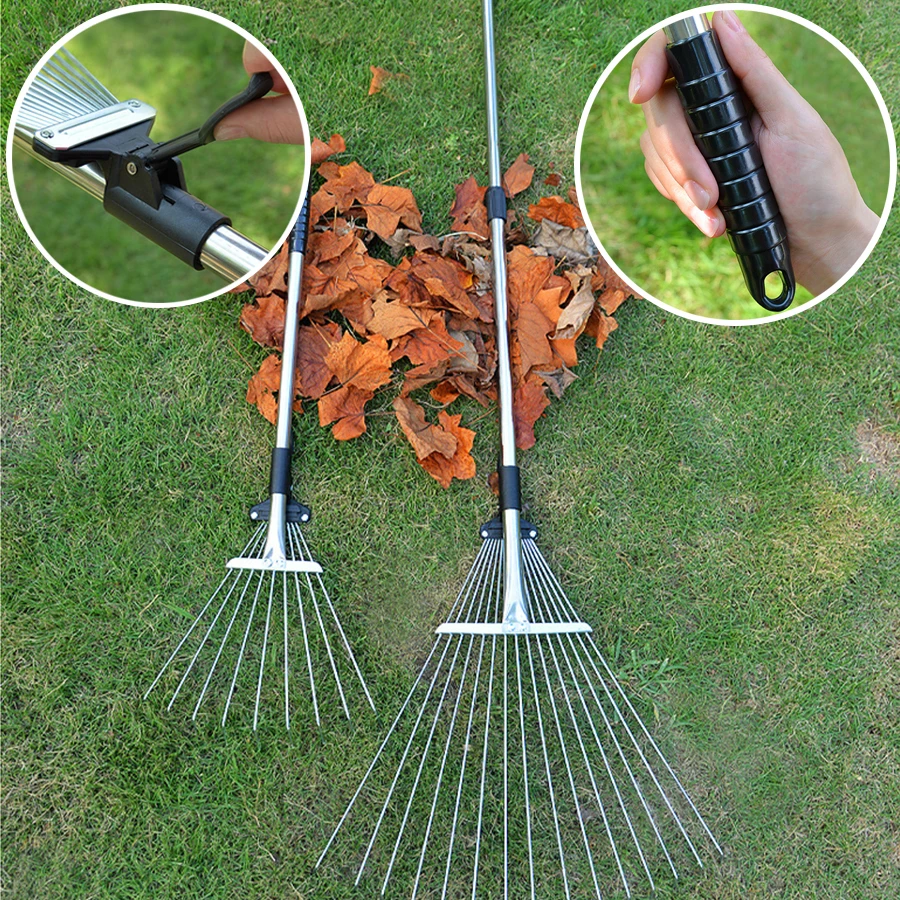 Agriculture Farming Practices - Metalowe grabie ogrodowe, narzędzie rolnicze do