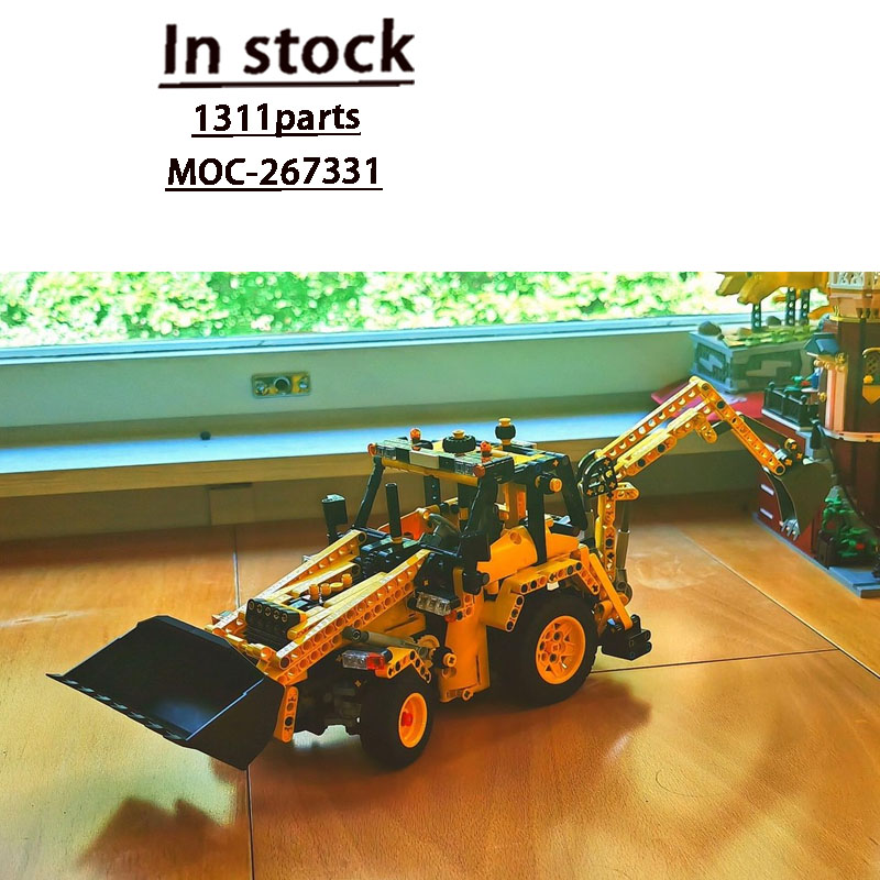 Agriculture Farming For Kids - MOC-267331 City Farm Agricultural Backhoe Loader