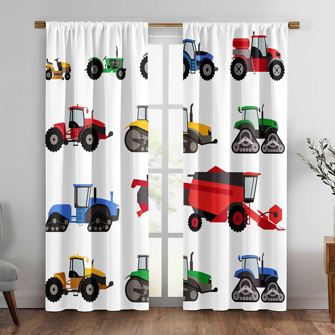 Zasłona z motywem kreskówkoweg – Agriculture Farming For Kids recenzja i cena