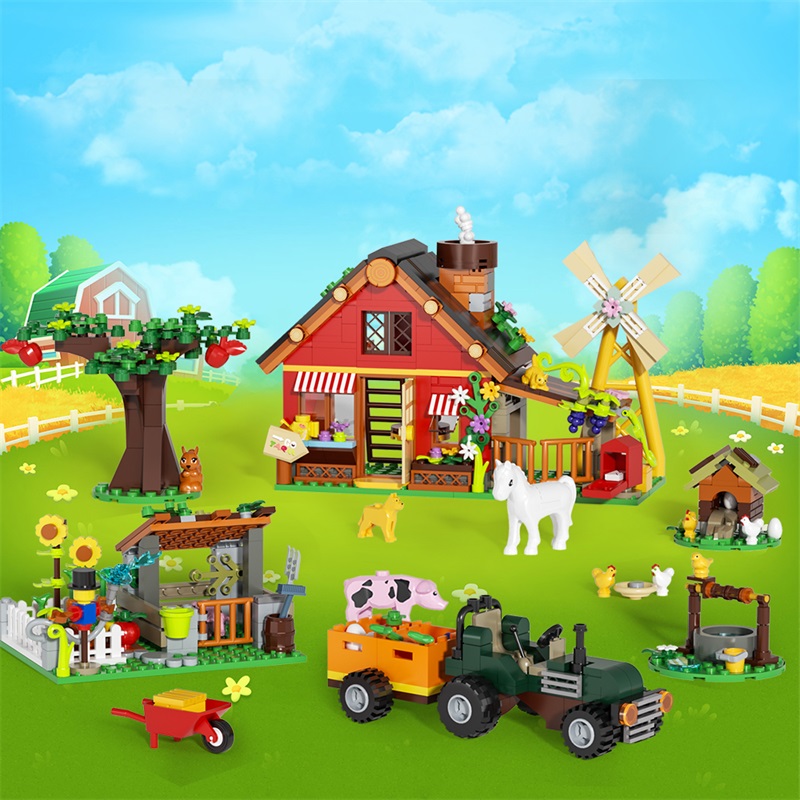 649 ELEMENTÓW Kreatywny Zestaw – Agriculture Farming For Kids recenzja i cena