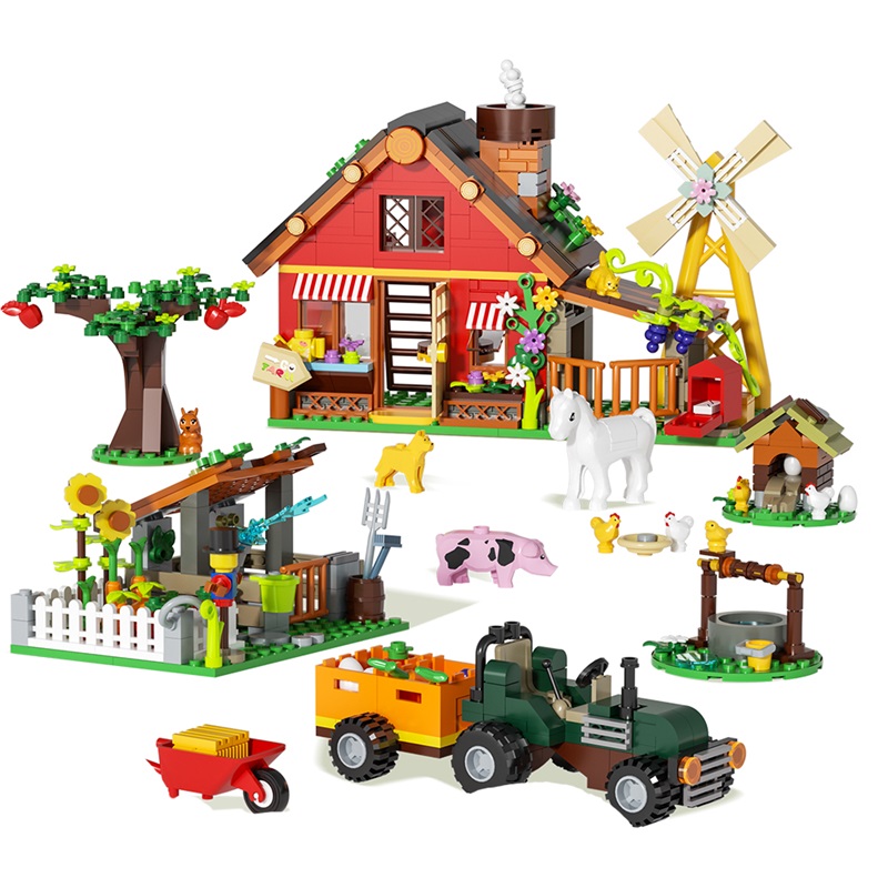 649 ELEMENTÓW Kreatywny Zestaw – Agriculture Farming For Kids recenzja i cena