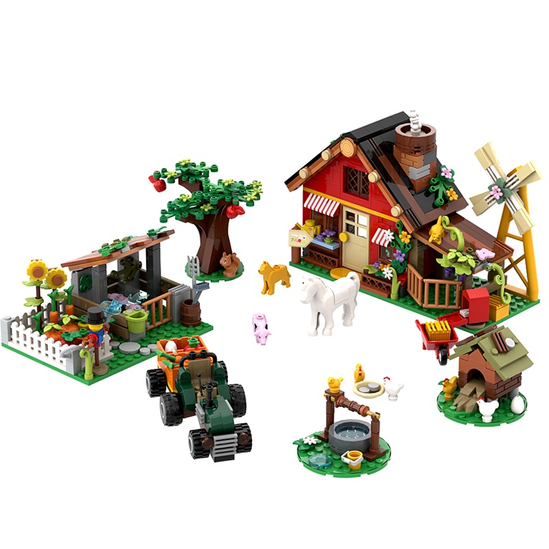 649 ELEMENTÓW Kreatywny Zestaw – Agriculture Farming For Kids recenzja i cena
