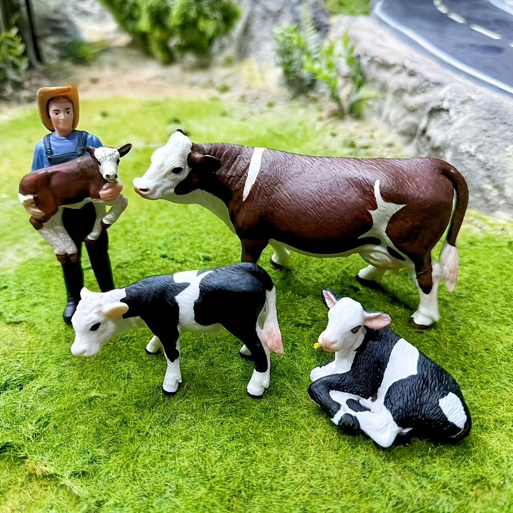 Zestaw 4 figurek: Farma, rolni – Agriculture Farming For Kids recenzja i cena